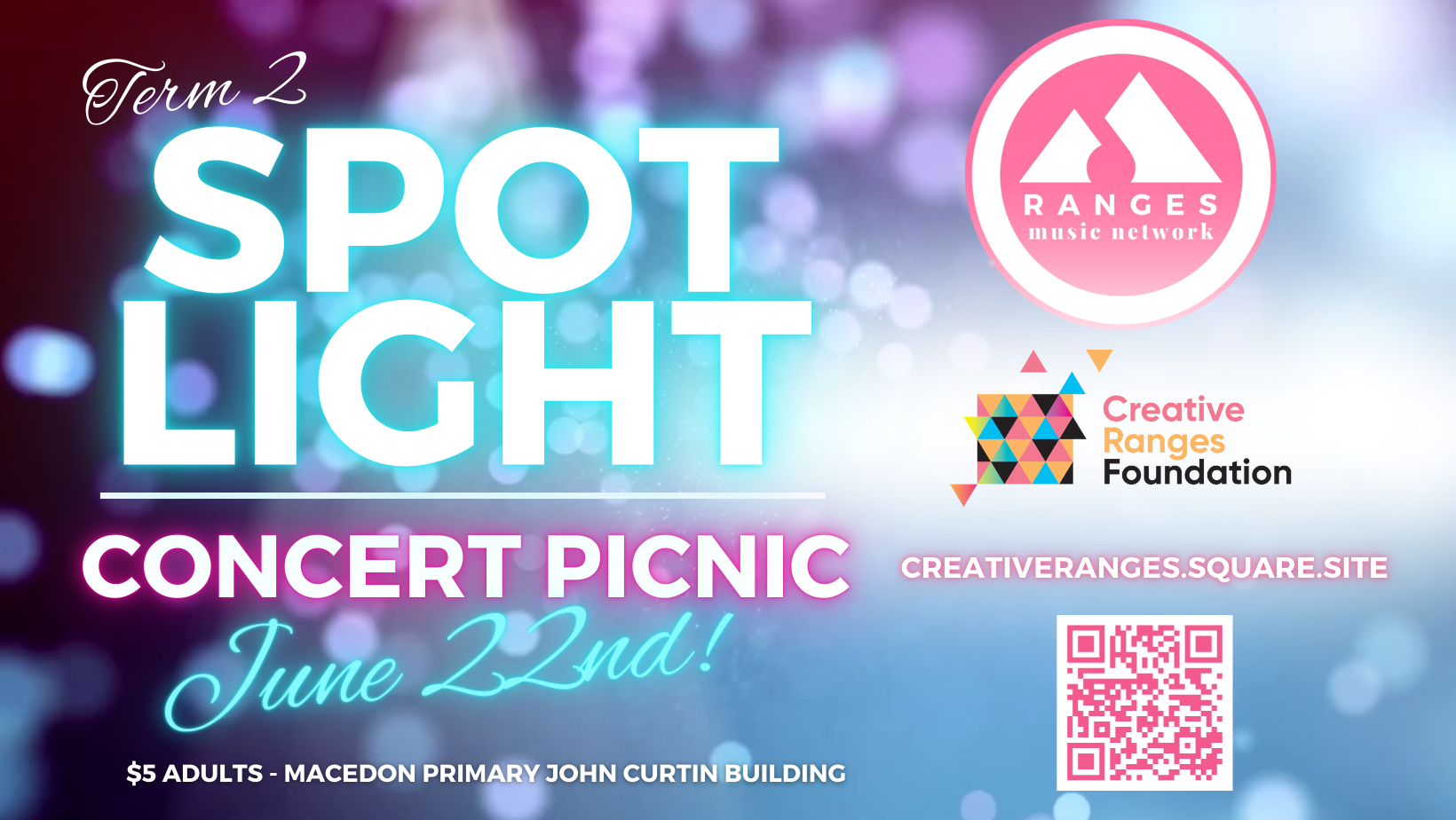Our Term 2 Spotlight Picnic Concert - June 22!